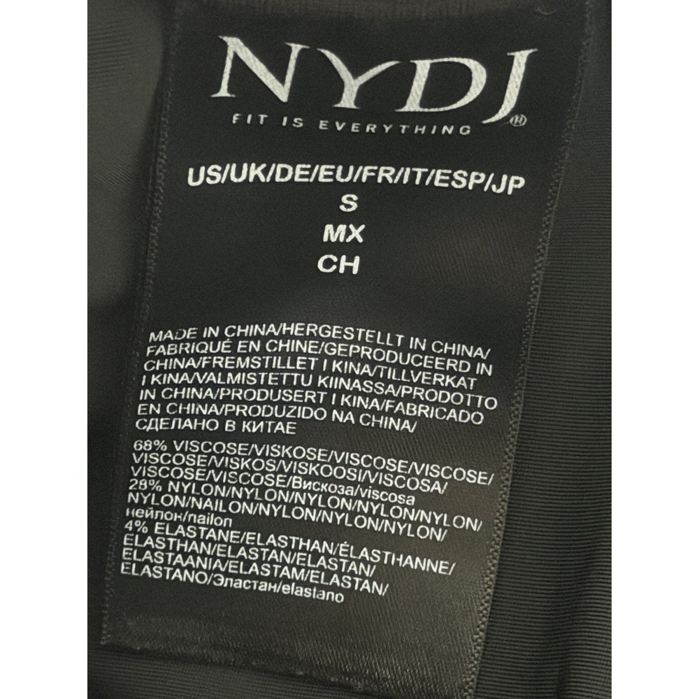 NYDJ Sculpt Her Pants Womens Small Black Lift Tuck Slim Stretch Career - Picture 10 of 11